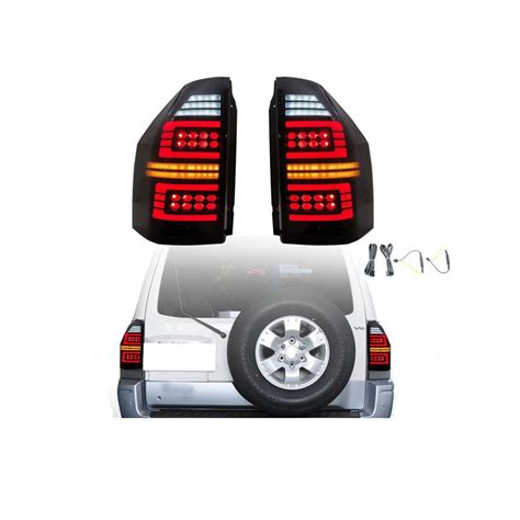 2 Piece Tail Lamp With Bulb Pajero V73 Led Tail Light 2004 2015 For