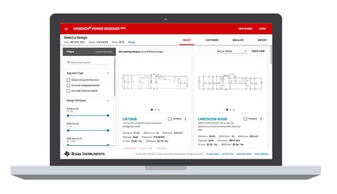 WEBENCH® Power Designer | Overview | Design Resources | TI.com