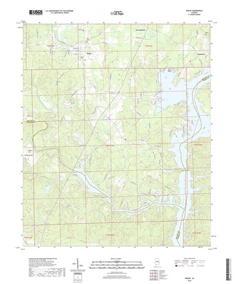 Mytopo Shelby Alabama Usgs Quad Topo Map