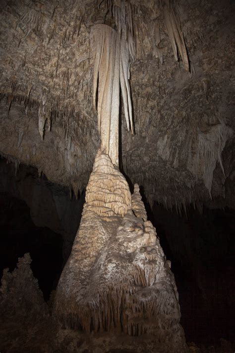 Speleothems In Limestone Cave Vertical Geology Pics