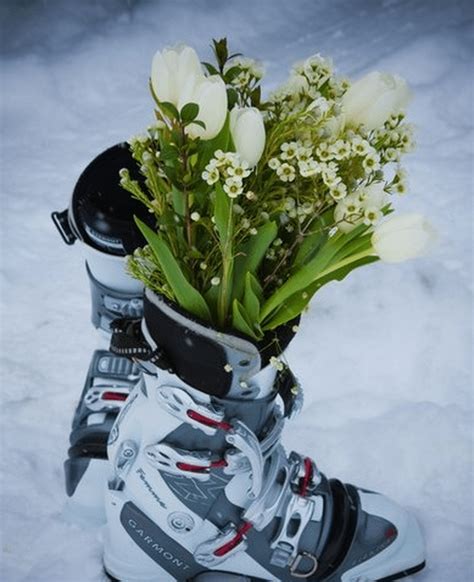 Ski Theme Wedding Ideas Snowboard Wedding
