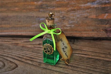 mad hatter drink me bottle we re all mad here alice in etsy alice in wonderland decorations