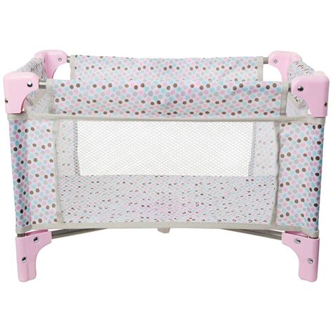 Perfectly Cute Play And Pack Folding Crib Baby Doll Play