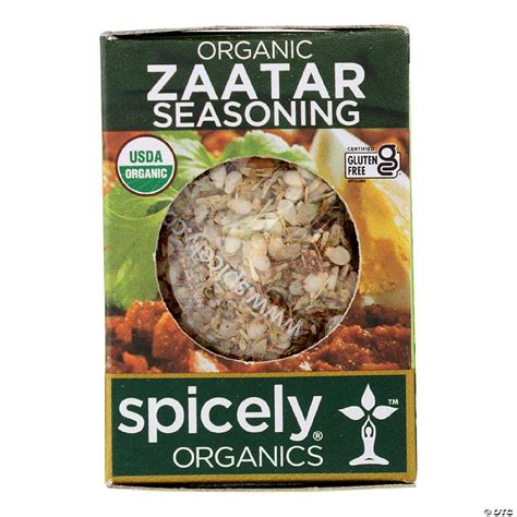 Spicely Organics Organic Zaatar Seasoning 35 Oz Pack Of 6 Oriental