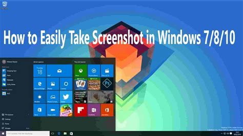 How To Take Screenshots In Windows 7810 Windows 10 Screenshot