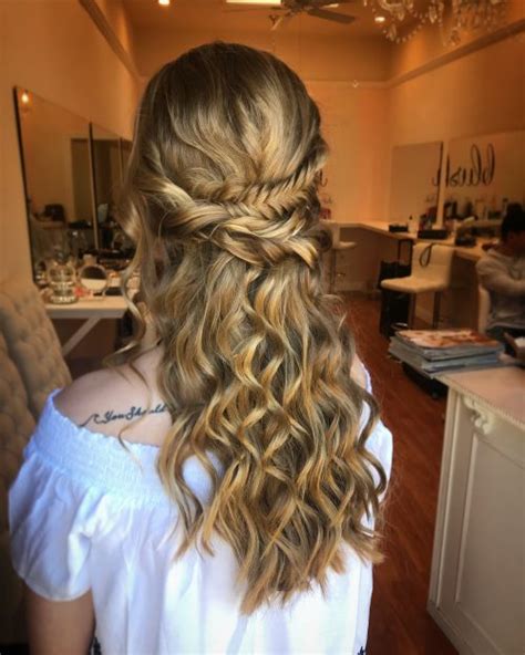 18 Stunning Curly Prom Hairstyles For 2019 Updos Down Dos And Braids