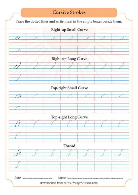 Free 15 Day Cursive Writing Course → Cursive Strokes