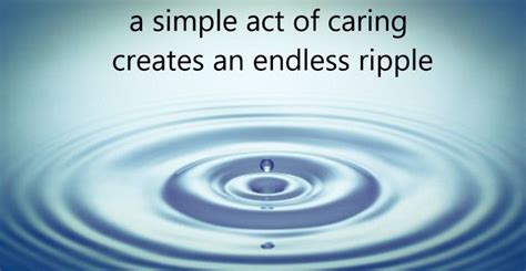 One Simple Act Of Kindness Creates An Endless Ripple By Hassan Naeem