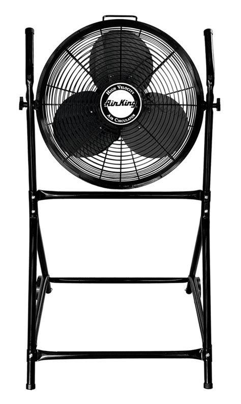 Air King Pivoting Industrial Grade Floor Fan With Roll About Stand 18
