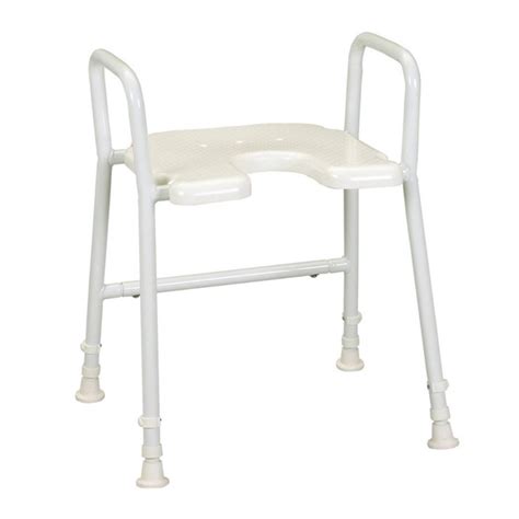 White Line Shower Stool Access Able