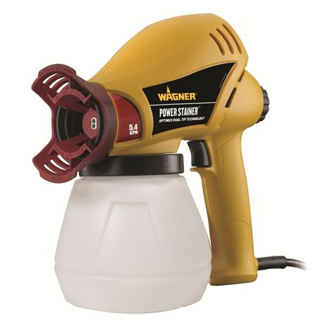 Wagner Power Stainer Electric Handheld Airless Paint Sprayer At