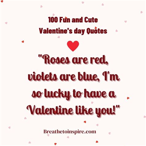 100 Cute Valentines Day Quotes For Everyone 2024 Edition Breathe To Inspire