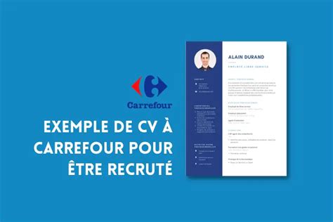 Exemple De Cv Carrefour Bien Optimis Pour Tre Recrut