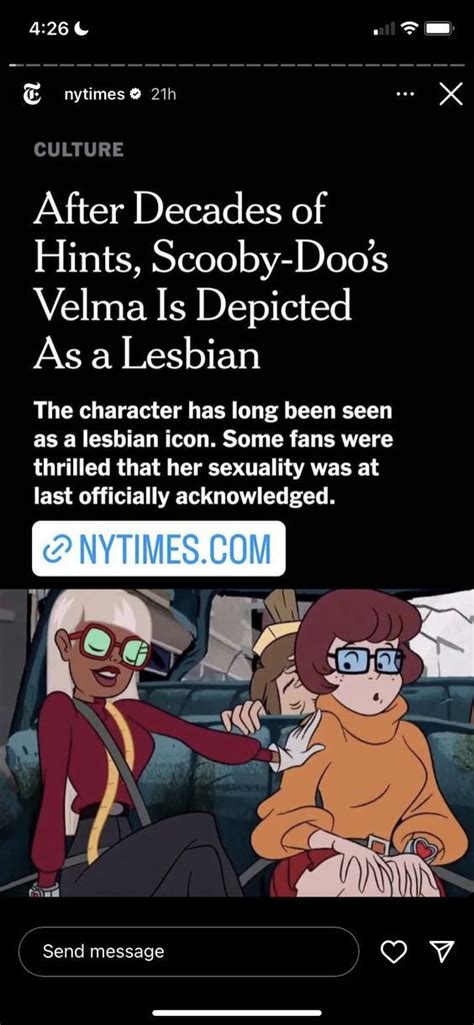 After Decades Of Hints Scooby Doo’s Velma Is Depicted As A Lesbian In 2023 Lesbian Velma