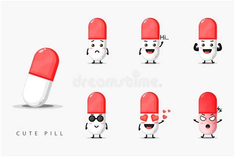 Cute Pill Stock Illustrations 5731 Cute Pill Stock Illustrations