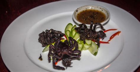 fried spider cambodian