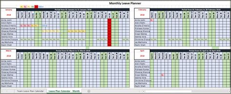 Free Annual Leave Tracker Excel Template Resume Example Gallery Hot