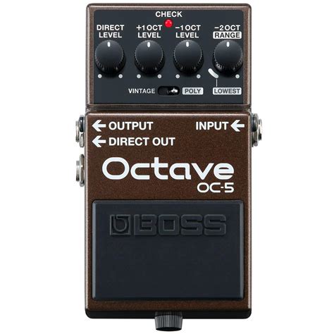 Boss Oc 5 Guitar And Bass Octave Pedal Andertons Music Co