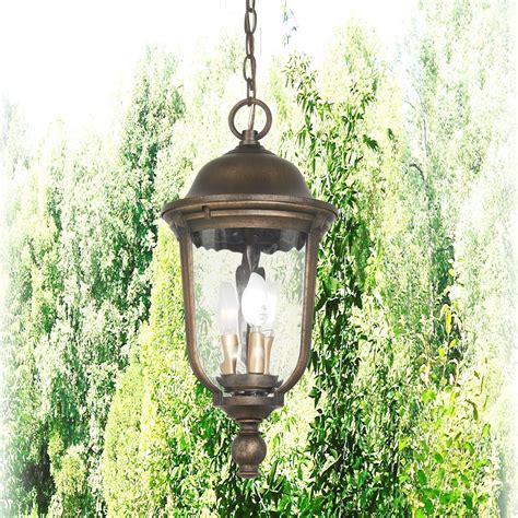 Canora Grey Aaryn John 3 Light Outdoor Hanging Lantern Wayfair