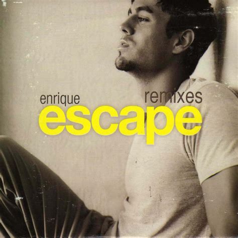 Enrique Escape Remixes 2002 Cd Discogs