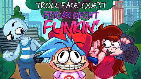 Troll Face Funkin Vs Troll Face Quest Mod Play Online Free