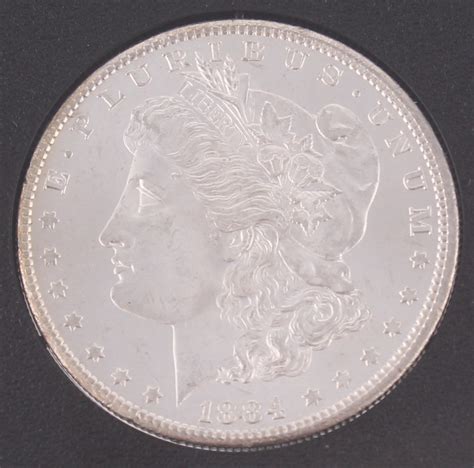 1882 Cc Carson City Morgan Silver Dollar With Case Uncirculated