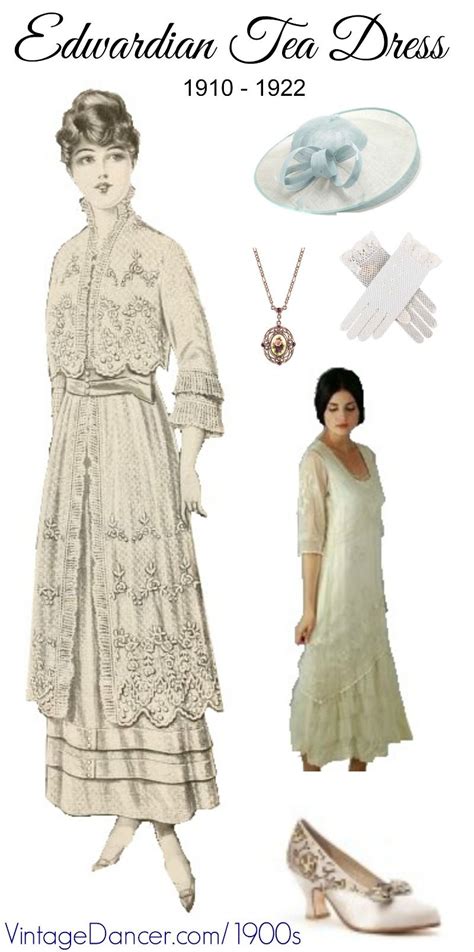 Victorian Edwardian Tea Dress And Gown Guide Edwardian Clothing Tea
