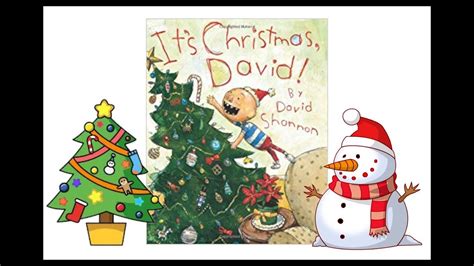 Its Christmas David Read Aloud Books For Toddlers Kids And Children