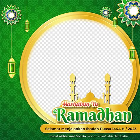 Gambar 1444 Marhaban Ramadhan 2023 Ya H Twibbon Png Download Gratis