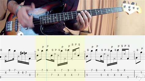 Red Hot Chili Peppers Cant Stop Bass Cover Play Along Tab Score
