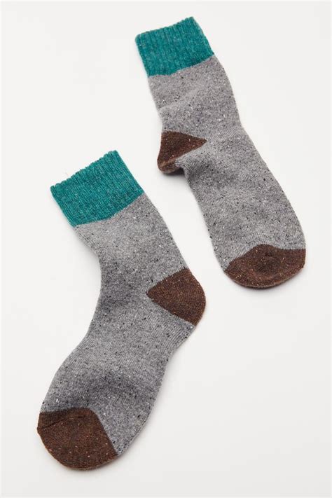 Colorblock Cozy Crew Sock Urban Outfitters
