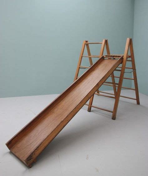 Wooden Slide Id Love To Have Something This Simple In My Backyard