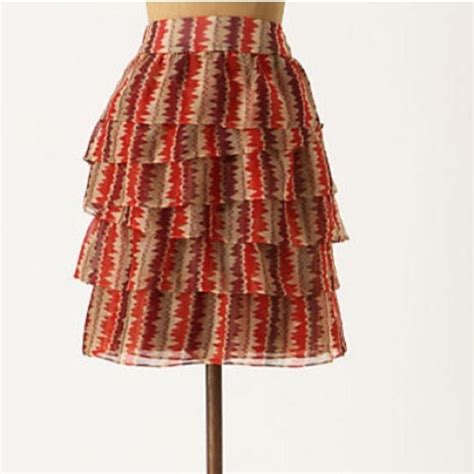 Anthropologie Terrawatt Skirt By Anna Sui Professional Dresses