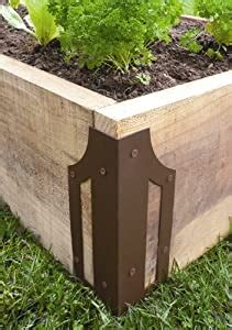 The advantage to constructing raised bed gardens from planks is that the boards are more easily handled than other materials such as landscape timbers or concrete blocks. Amazon.com : Raised Garden Bed Corner Brackets - For 12"H ...