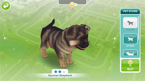 This is a tutorial for the sims freeplay puppy odyssey quest. Sims Freeplay | German Shepard puppy | Pet store puppies, Sims, Puppies