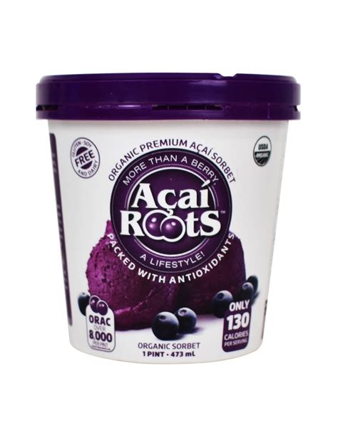 Acai Roots Packed With Antioxidants Organic Sorbet