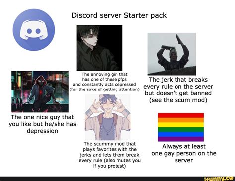 Discord Server Starter Pack The Annoying Girl That Has One