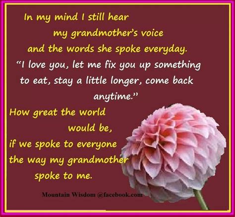 Miss My Grandmother So Much My Grandmother T From Heaven Wisdom
