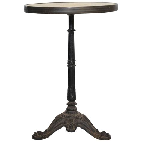 Antique French Bistro Table With Marble Top For Sale At 1stdibs