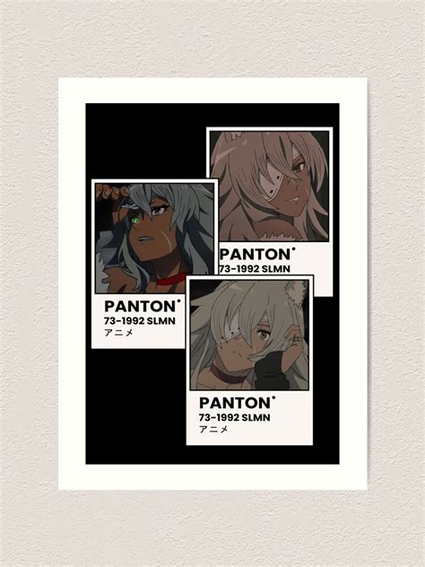 Ghislaine Dedoldia Mushoku Tensei Jobless Reincarnation Panton Anime Design Art Print By Kruto