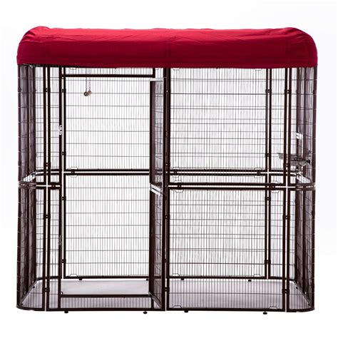 Buy Wonline Large Bird Cage Walk In Parrot Aviary Brown Heavy Duty With