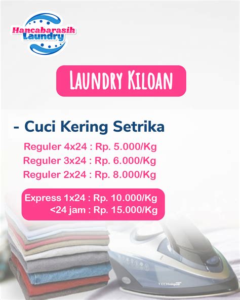 Laundry Kiloan Antar Jemput Malang Hancabarasih Laundry