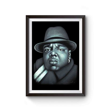 The Notorious B I G Biggie Smalls Portrait Poster