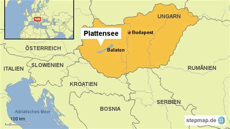 Magyarország ) är en republik i centraleuropa. Balaton Karte | Karte