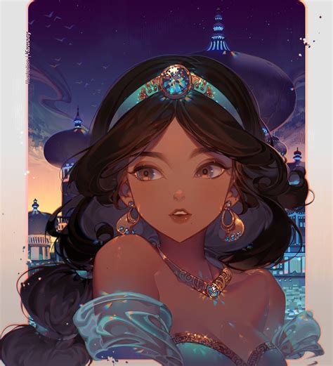 Princess Jasmine Aladdin And Jasmine Fan Art 42705883 Fanpop