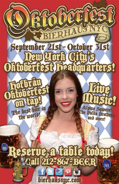 Bierhaus Nyc New York Citys Oktoberfest Headquarters Oktoberfest