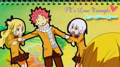 Fairy Tail Love Triangle By Princessblondielucy On Deviantart
