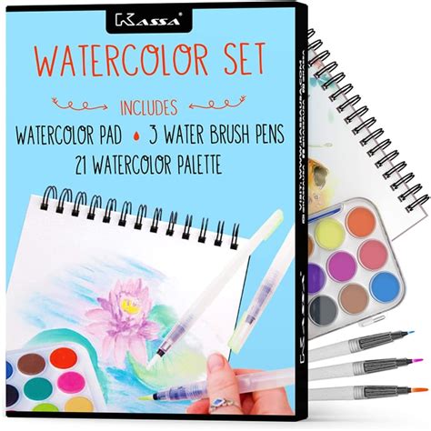 Kassa Watercolor Set The Best Craft Kits For Adults On Amazon