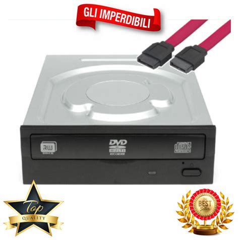525 Sata Black Internal Dvd Cd Burner For Pc Desktop Computer Dvdrw