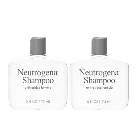 Neutrogena Anti Residue Gentle Clarifying Shampoo 6 Fl Oz 2 Pack